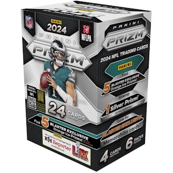 2024 Panini NFL Mosaic Hobby Blaster (Orange Ice Exclusive)