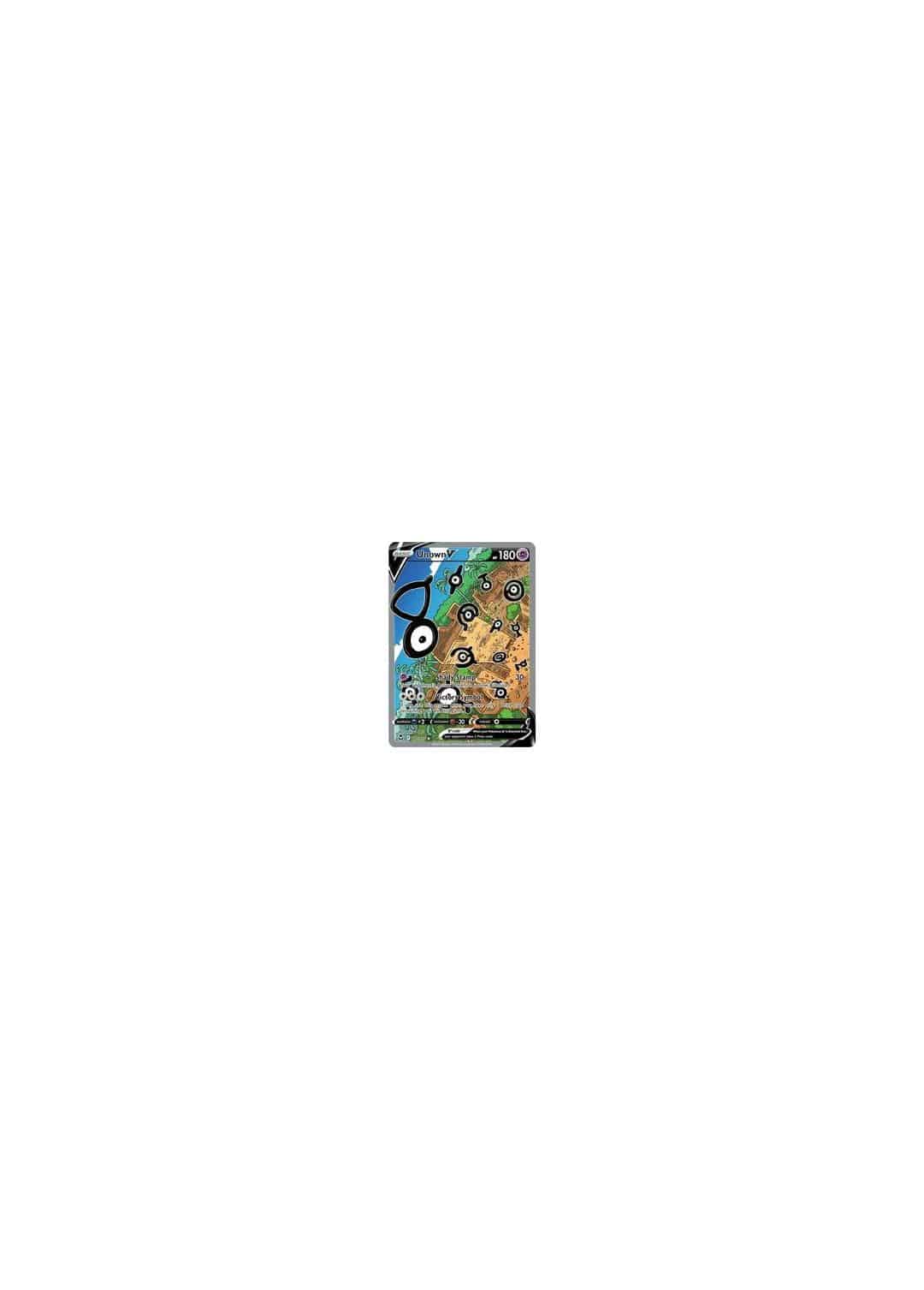 Unown V #177 Pokemon Silbersturm Alternative Full Art