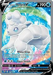 Alolan Vulpix V Silver Tempest Ultra Rare 173/195