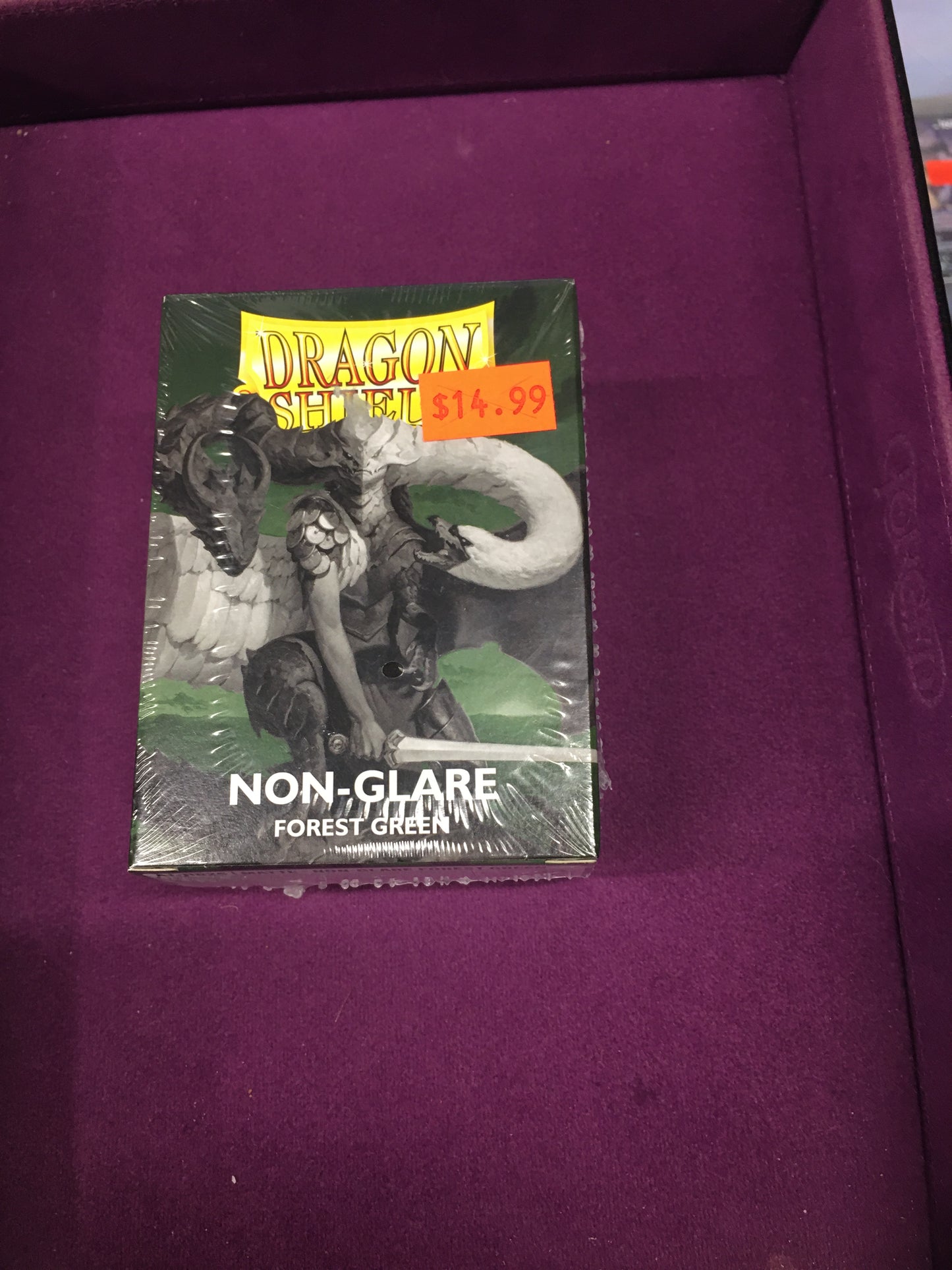 Non-Glare Forest Green Dragon Shield Sleeves
