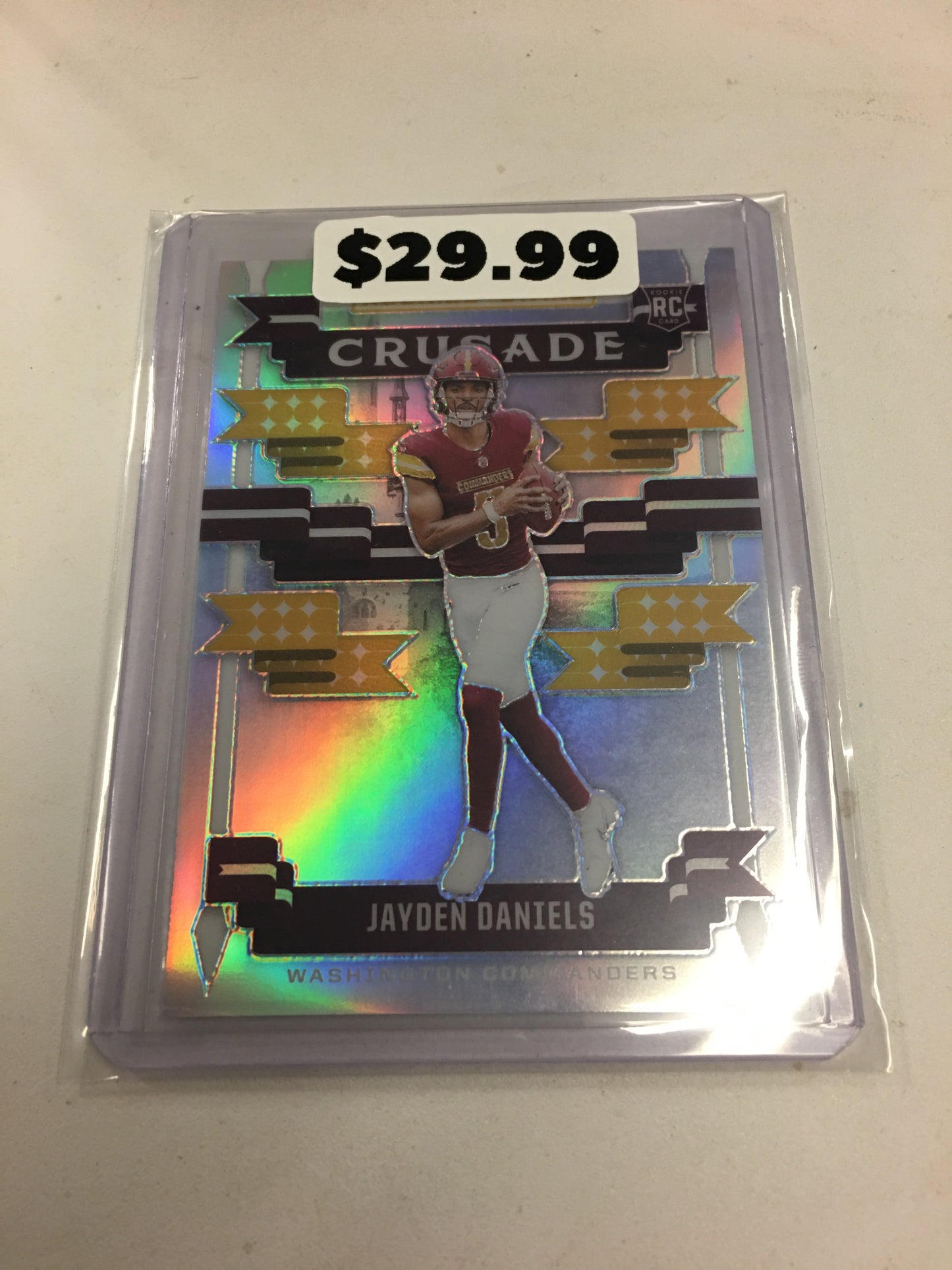 Jayden Daniels Silver Crusade RC 2024 Rookies and Stars