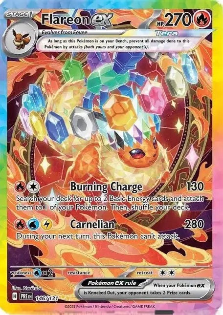 Flareon EX SIR PRE 146/131 T