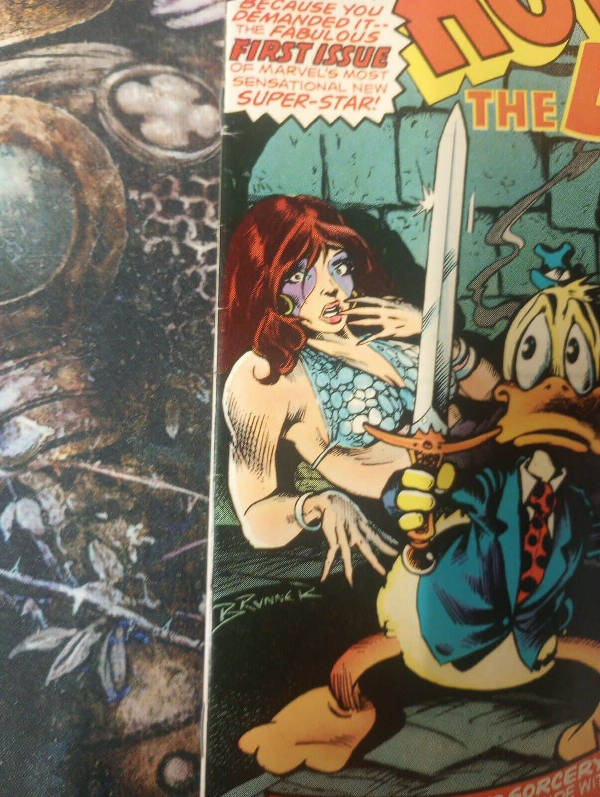 Howard the Duck #1 Frank Brunner Cover! Marvel 1976 CHECK PICTURES