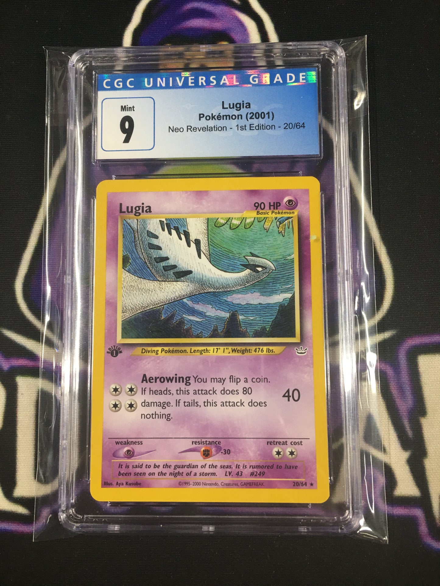 Lugia Neo Revelation 1st Edition CGC 9 20/64