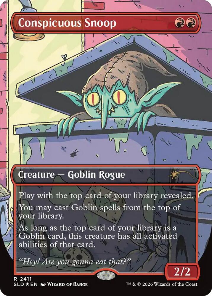 Conspicuous Snoop - Secret Lair Drop Series (SLD) FOIL