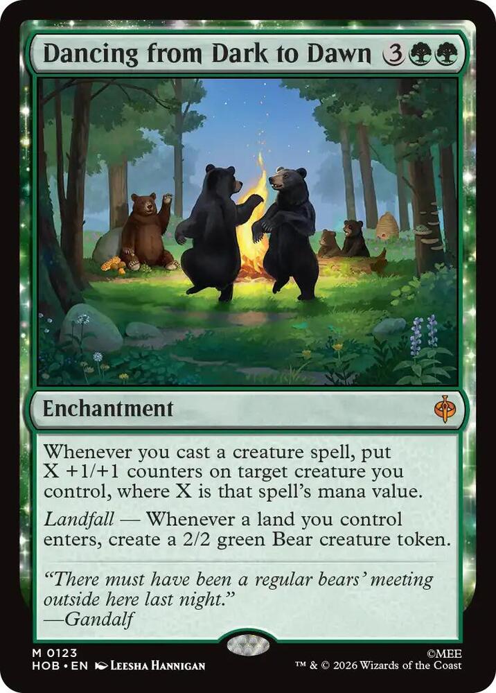 Dancing from Dark to Dawn - The Hobbit (HOB) FOIL
