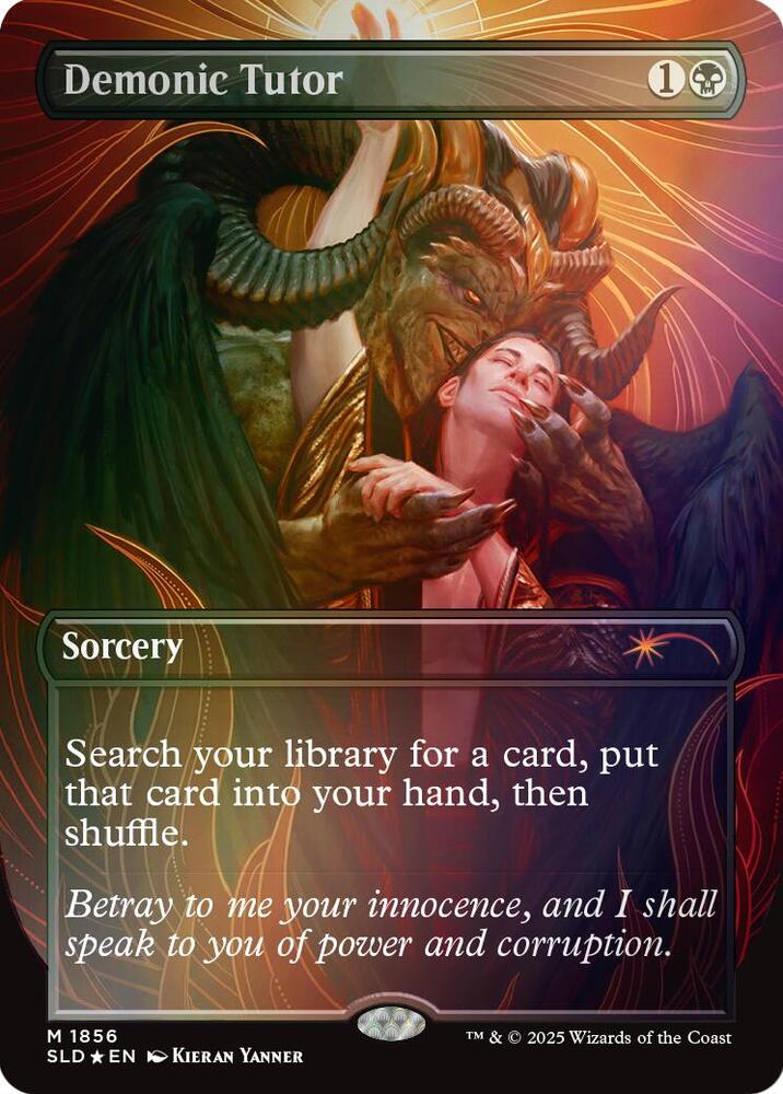 Demonic Tutor (Rainbow Foil) - Secret Lair Drop Series (SLD)