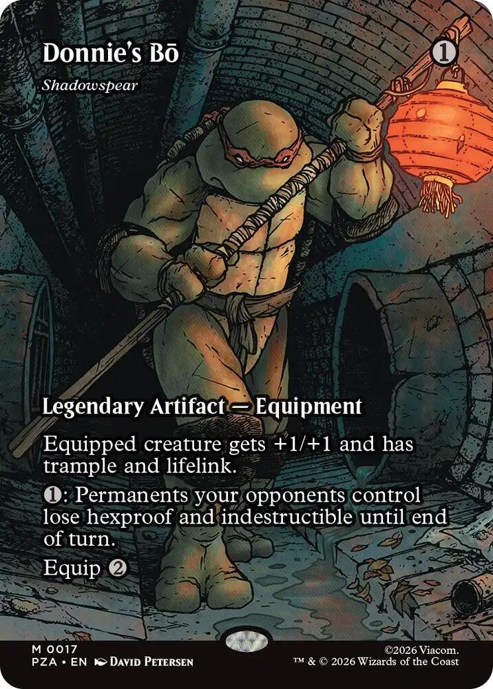 Donnie's Bo - Shadowspear (Borderless) - Teenage Mutant Ninja Turtles Source Material (PZA)