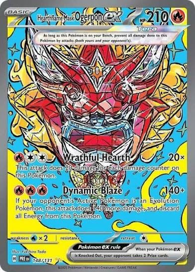 Hearthflame Mask Ogerpon EX 148/131 SIR PRE