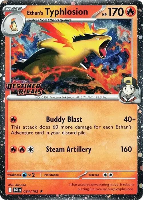 Ethan's Typhlosion (Prerelease) 034/182