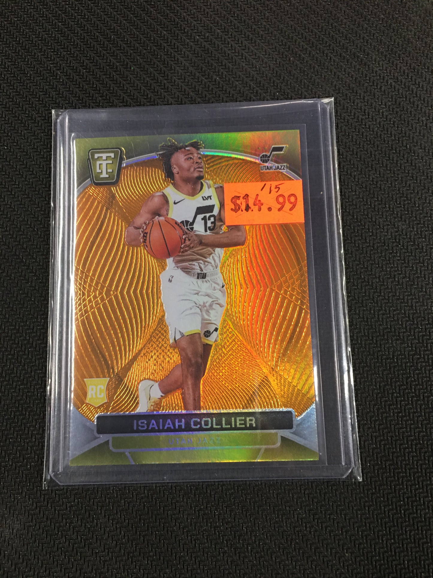 Isaiah Collier Orange Totally Certified RC /15 #171
