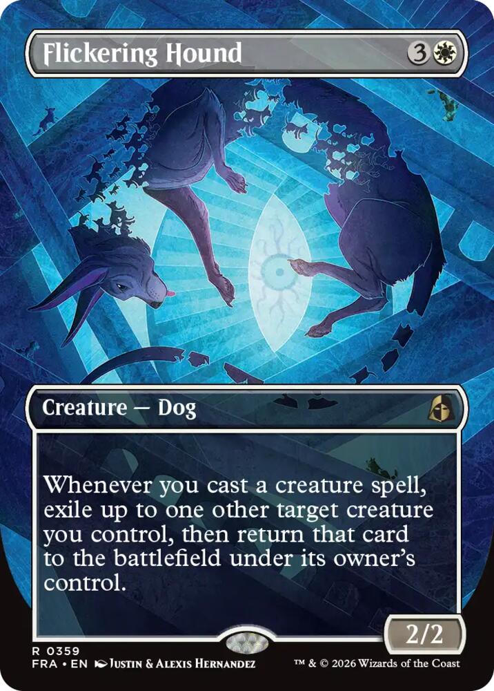 Flickering Hound (Borderless) - Reality Fracture (FRA)