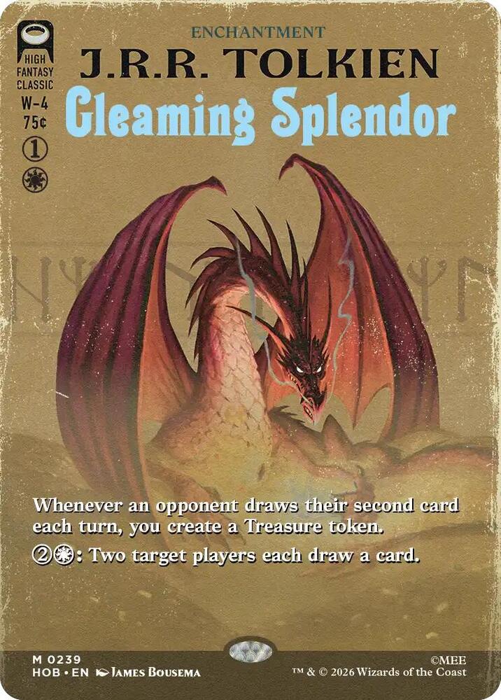 Gleaming Splendor (Borderless FOIL) - The Hobbit (HOB)