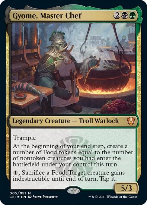Gyome, Master Chef - Commander 2021 (C21) (Foil)