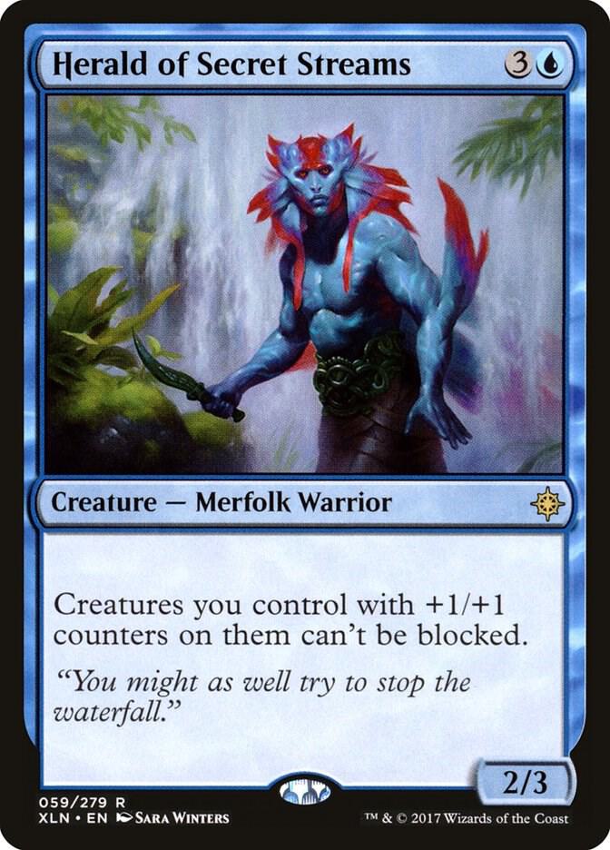 Herald of Secret Streams - Ixalan (XLN) FOIL