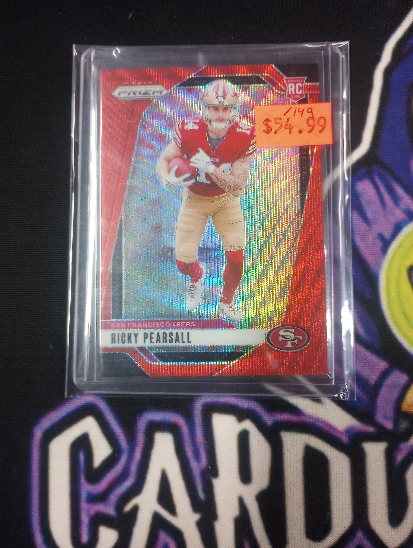 Ricky Pearsall Red Prizm Wave /149 #383 2024 RC