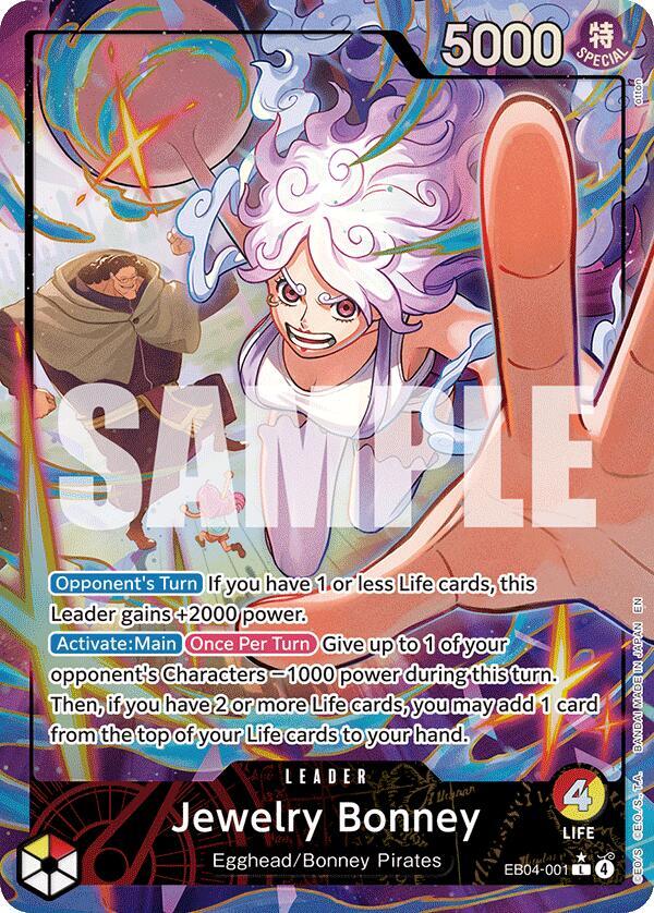 Jewelry Bonney (EB04-001) (Alternate Art) - Adventure on Kami's Island (OP15-EB04)