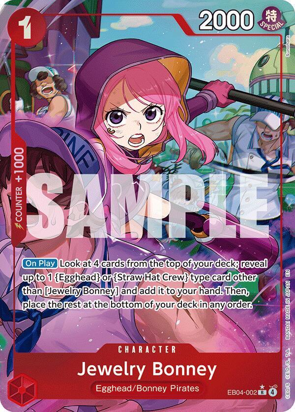 Jewelry Bonney (EB04-002) (Alternate Art) - Adventure on Kami's Island (OP15-EB04)