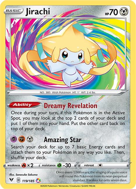 Jirachi (Amazing Rare) - SWSH04: Vivid Voltage (SWSH04)