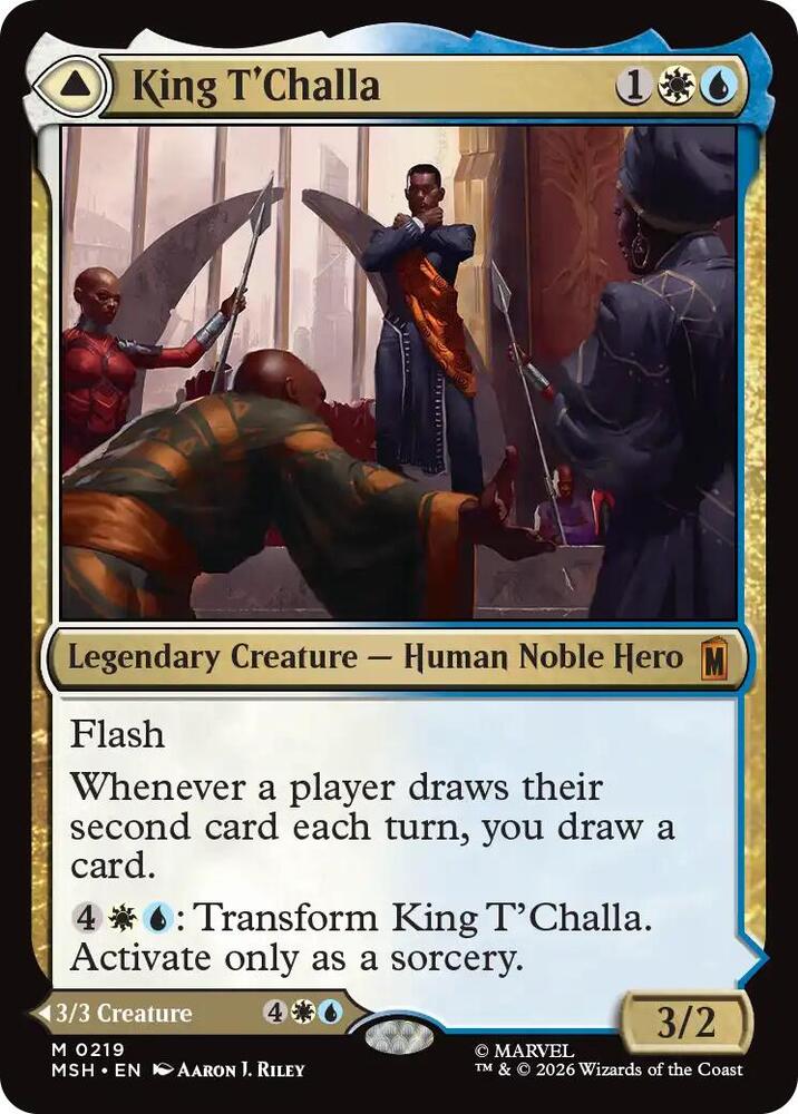 King T'Challa - Marvel Super Heroes (MSH) 219