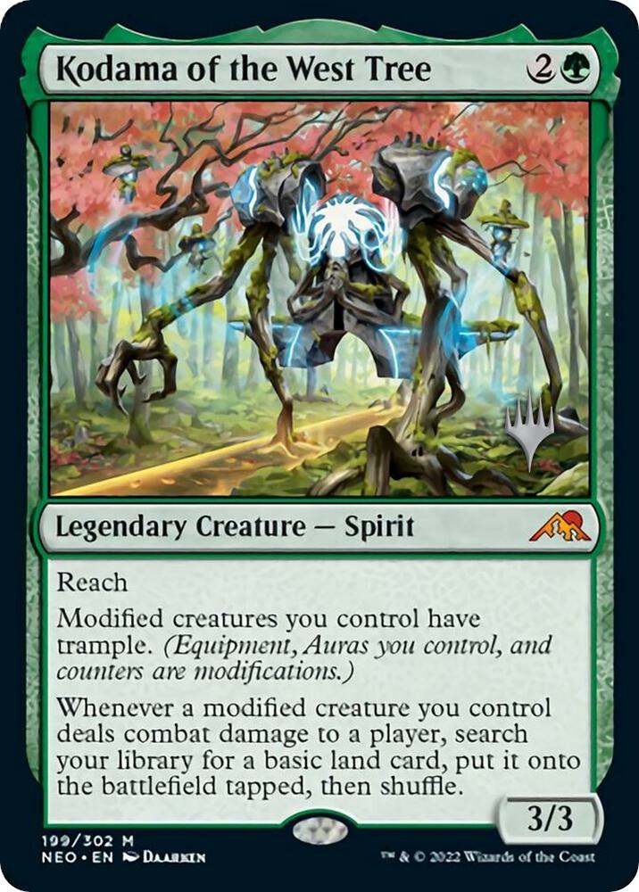 Kodama of the West Tree - Promo Pack: Kamigawa: Neon Dynasty (PPNEO)