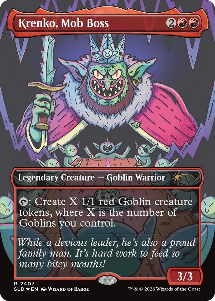 Krenko, Mob Boss - Secret Lair Drop Series (SLD) FOIL