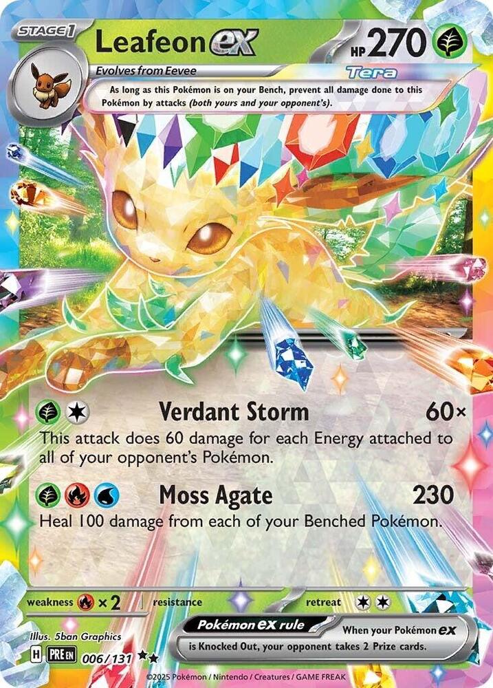Leafeon Ex PRE 006/131