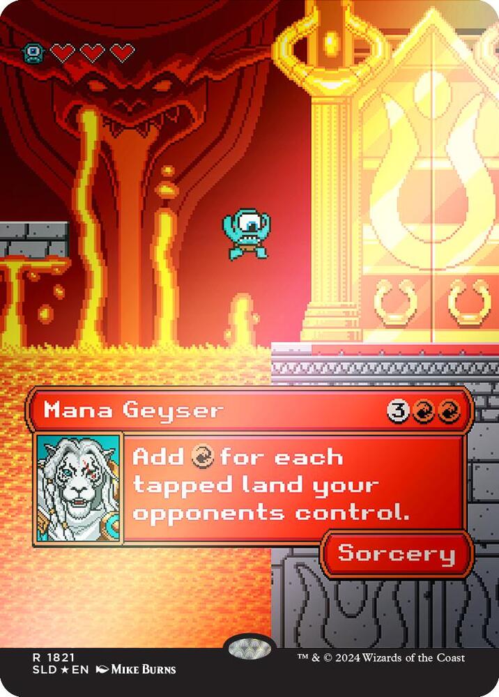 Mana Geyser (Rainbow Foil) - Secret Lair Drop Series (SLD)