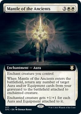 Mantle of the Ancients (Extended Art) - Commander: Adventures in the Forgotten Realms (AFC)