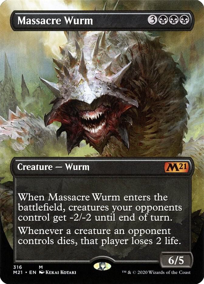Massacre Wurm (Alternate Art) - Core Set 2021 (M21)