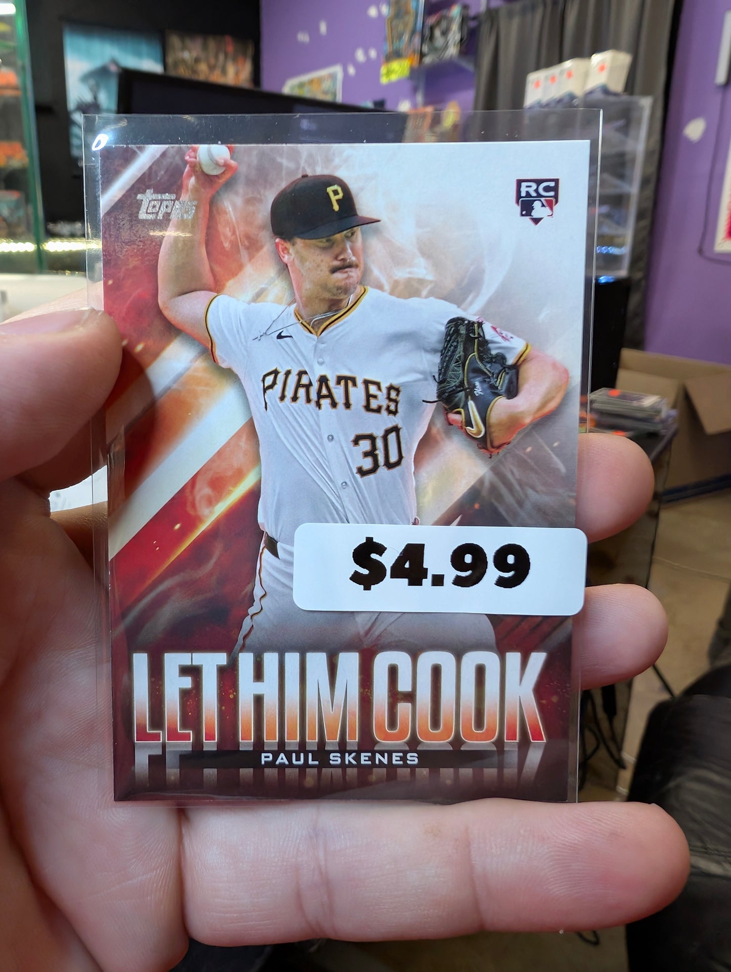 Paul Skenes Let Him Cook Topps RC