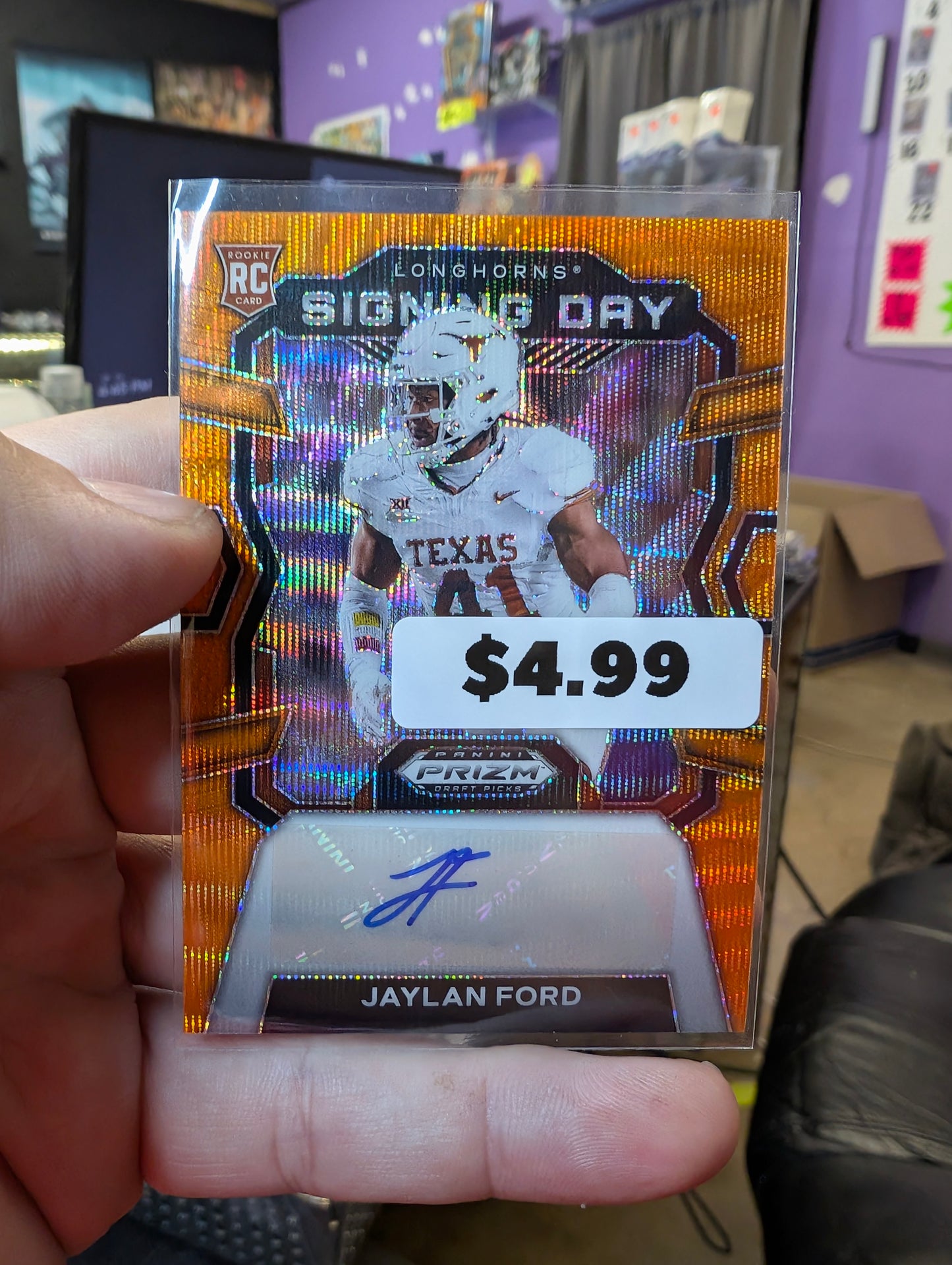 Jaylan Ford Prizm Draft Picks Auto /75