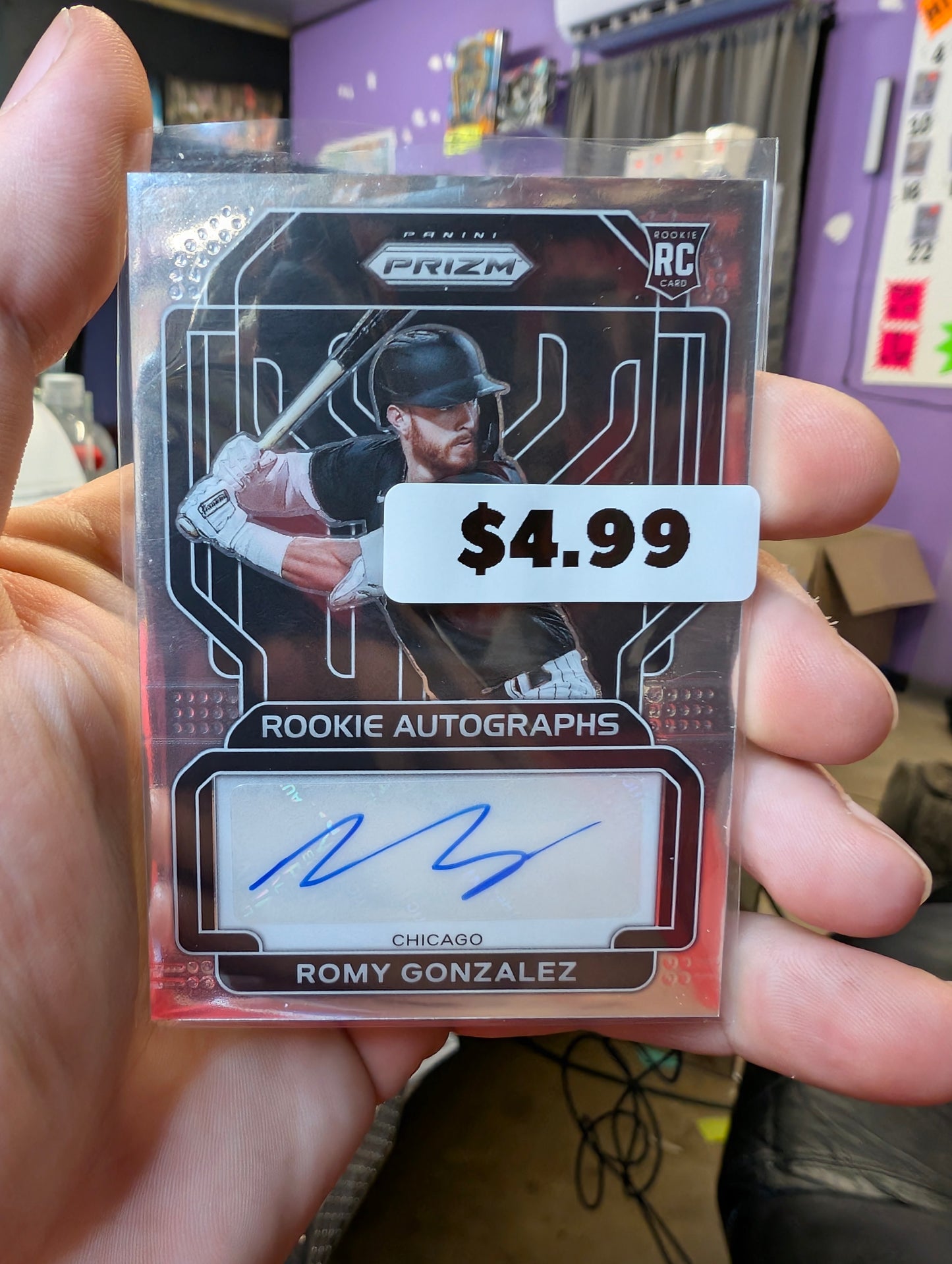 Romy Gonzalez Prizm Draft Picks RC Auto