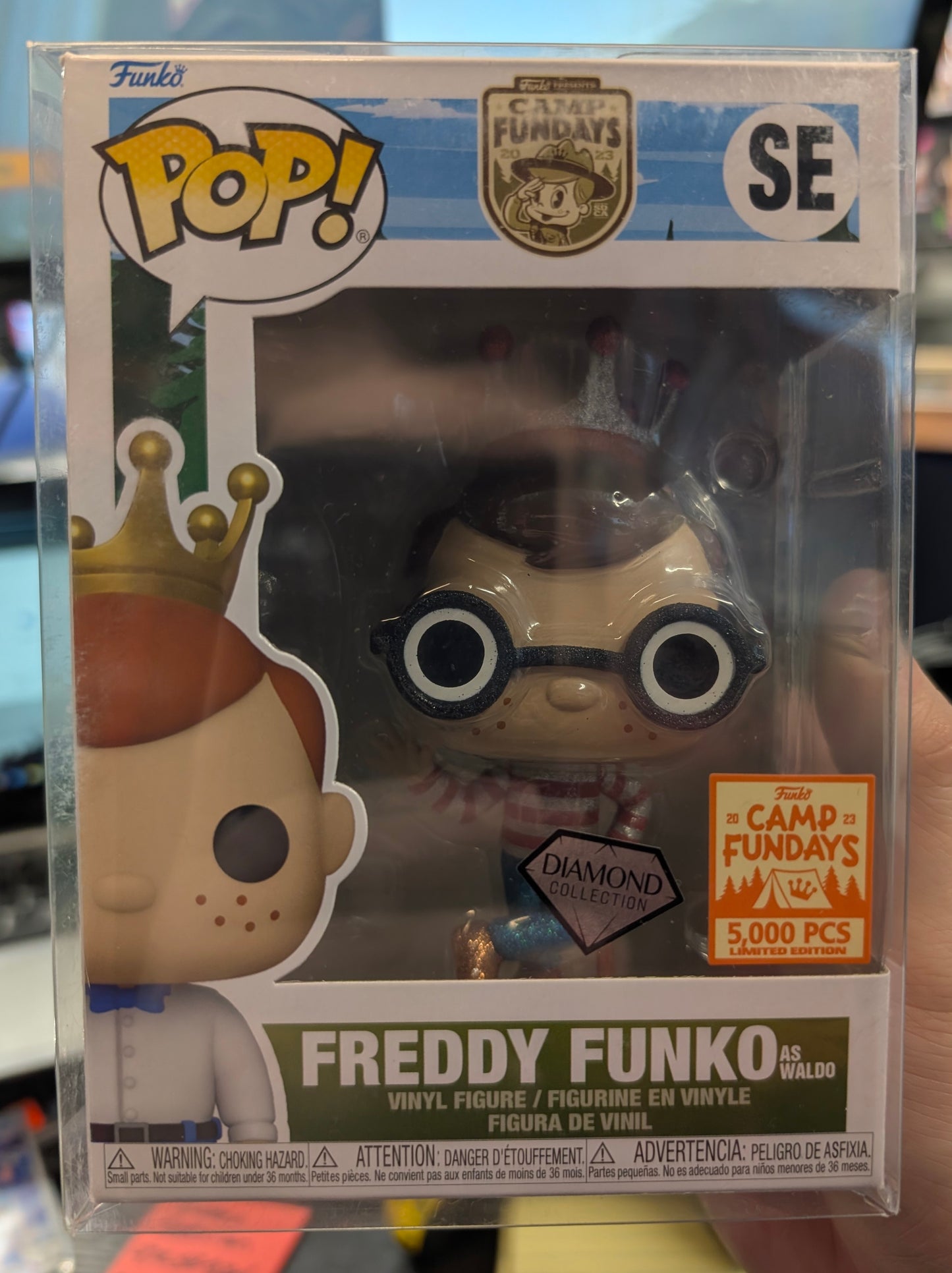Freddy Funko as Waldo 5000 PCS Camp Fridays