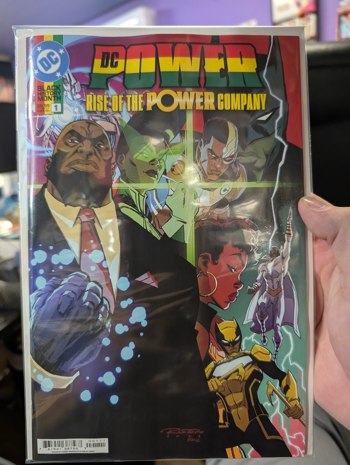 DC Power Rise of the Power Company #1 Black History Month Variant