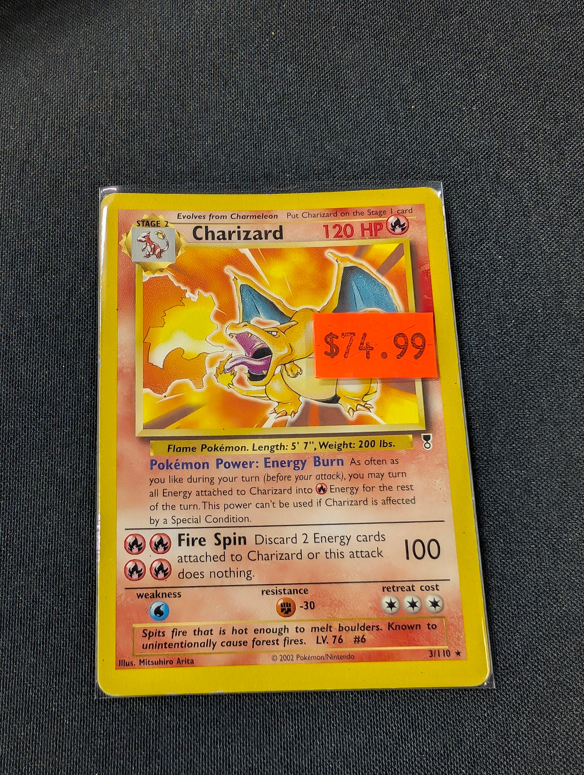 Charizard Legendary (WotC League Promo) Non-Holo LP