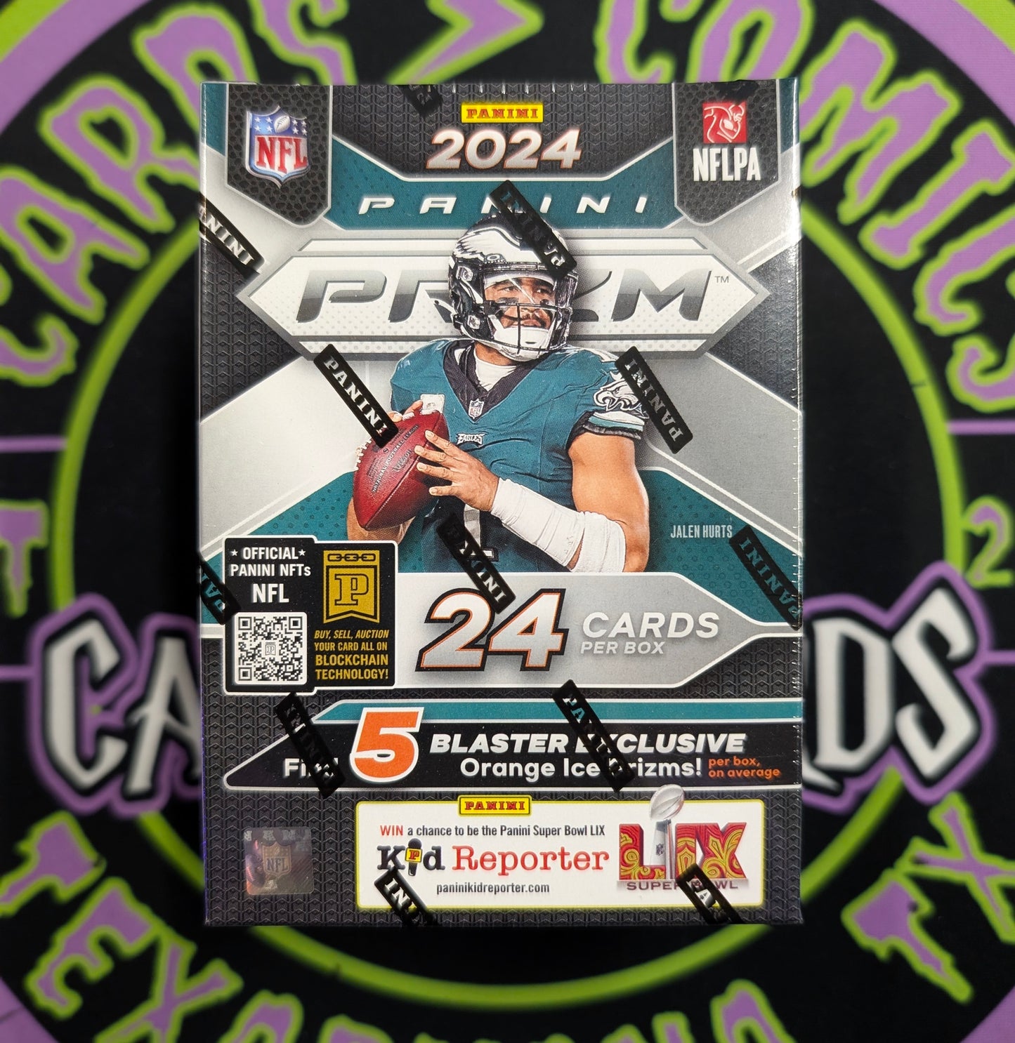 2024 Panini NFL Prizm Hobby Blaster Box (Orange Ice Exclusives)