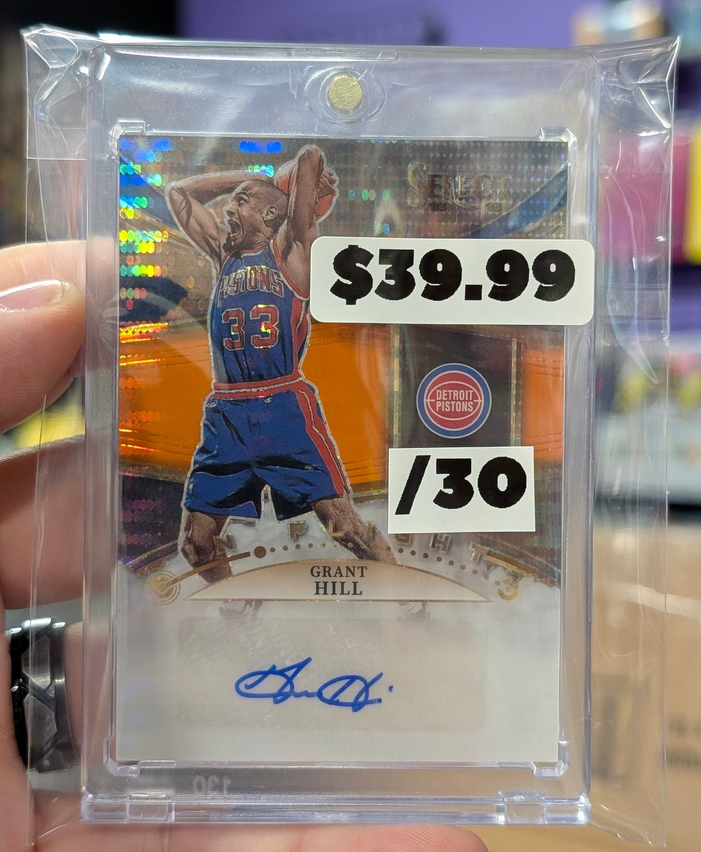 Grant Hill Select Pulsar Auto /30