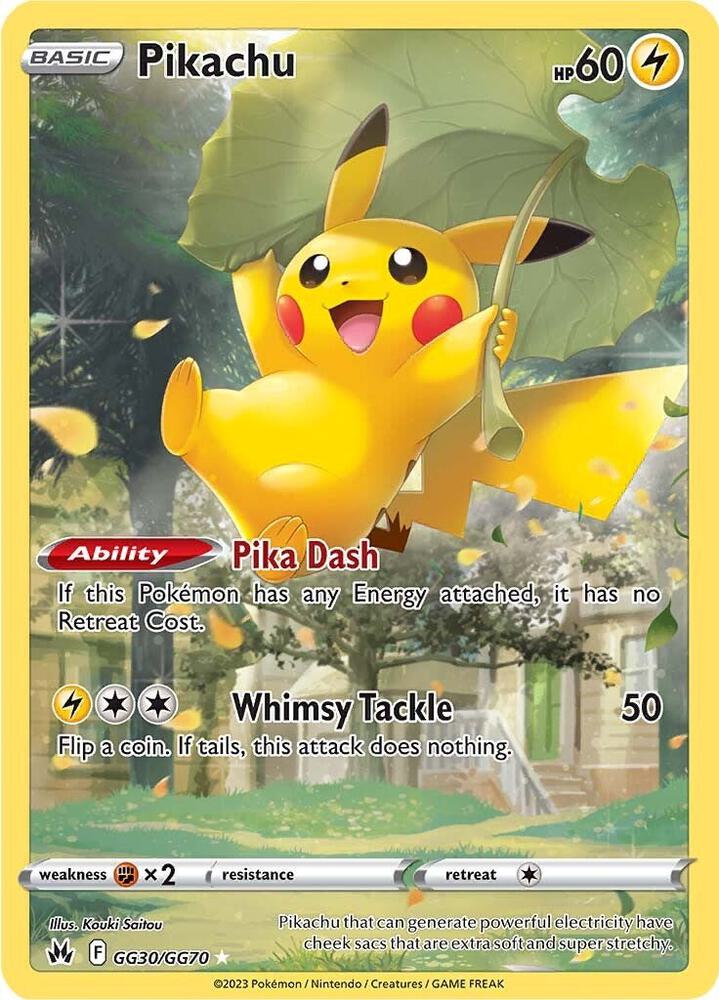 Pikachu GG30/GG70 Crown Zenith Galarian Gallery