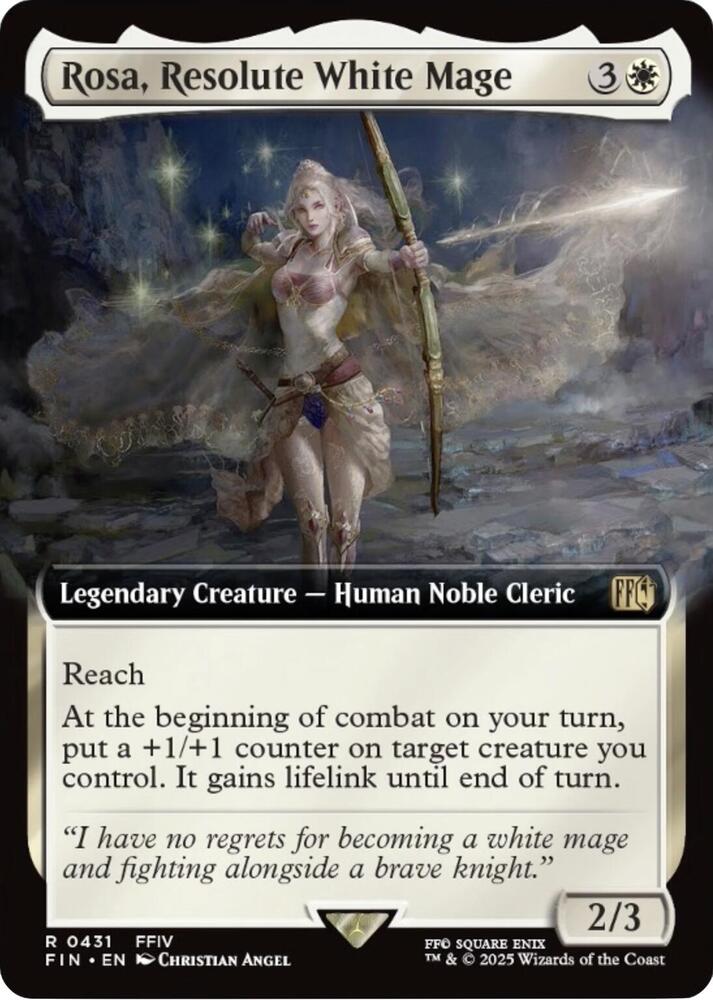 Rosa, Resolute White Mage (Extended Art) - FINAL FANTASY (FIN)