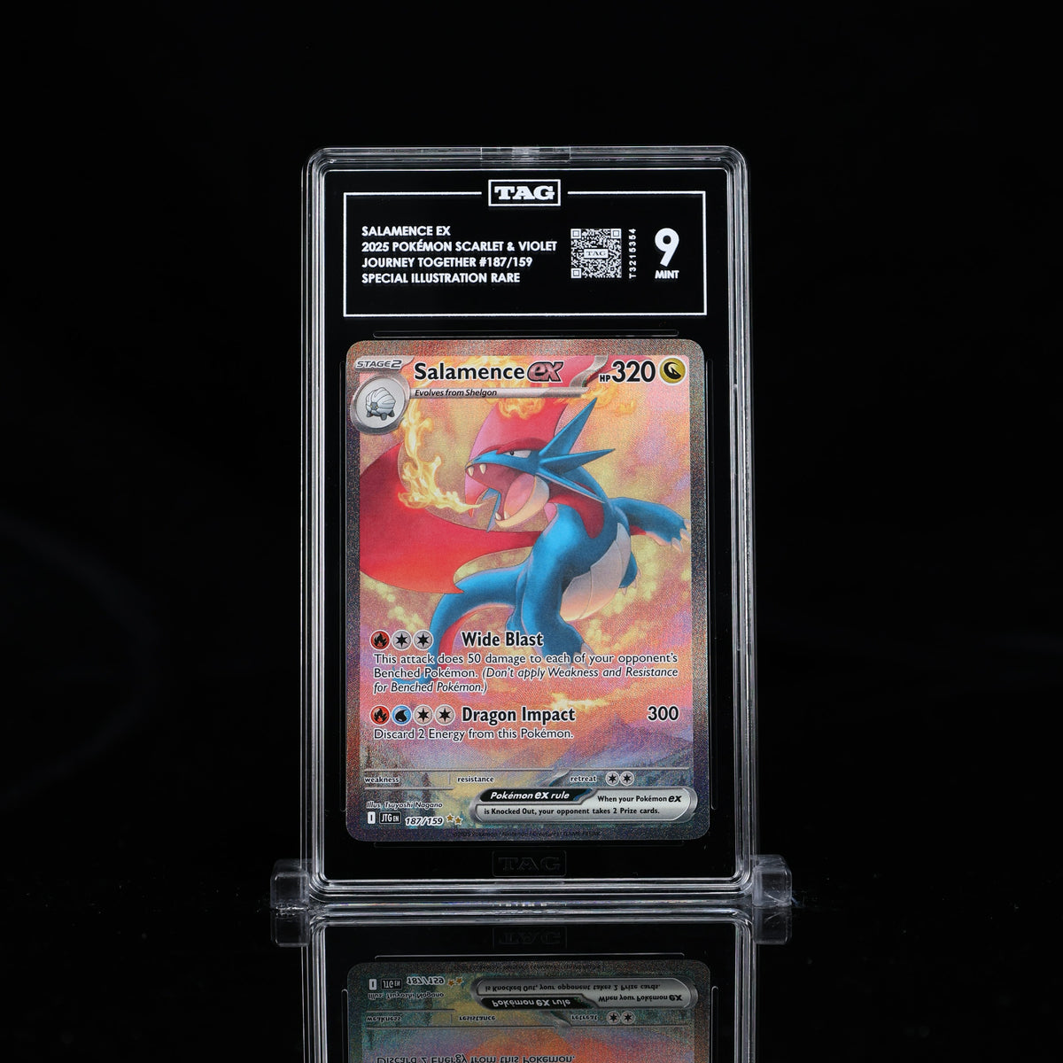 Salamence ex - 187/159 - SV09: Journey Together (JTG)