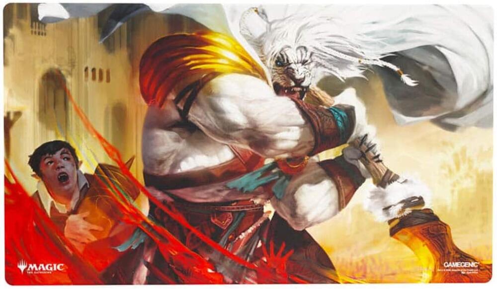 Secrets of Strixhaven Playmat - Ajani's Response - GameGenic Playmats