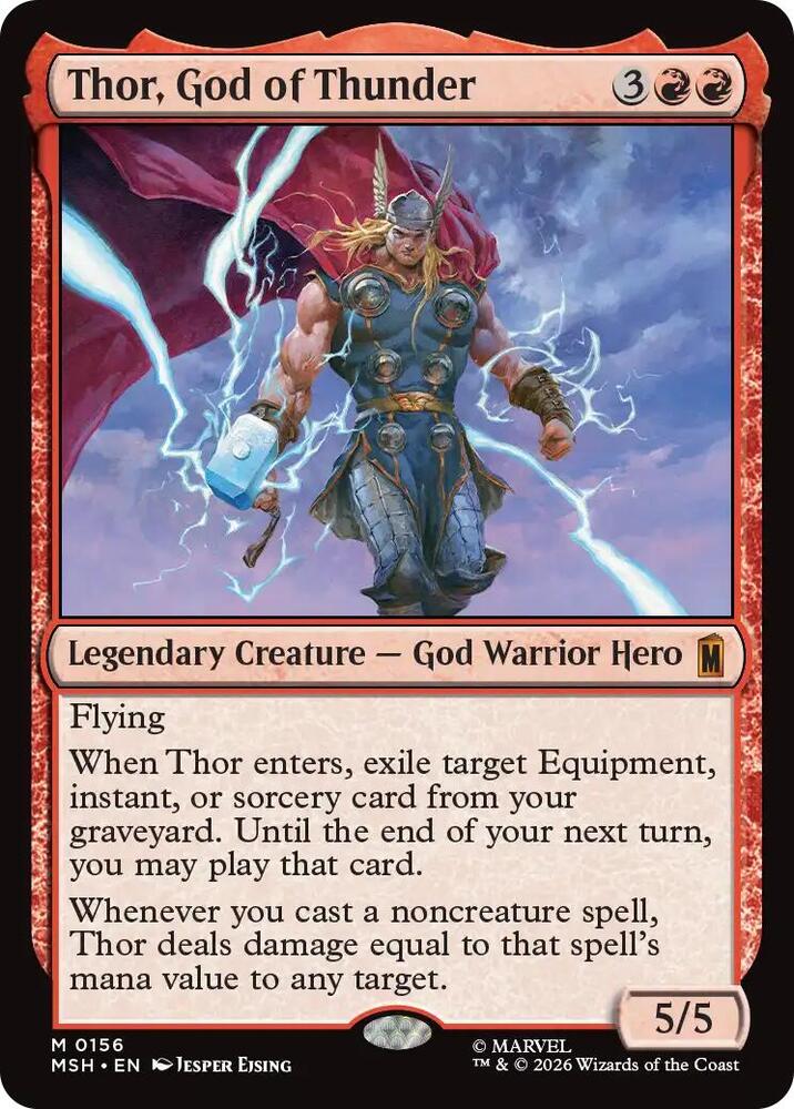 Thor, God of Thunder - Marvel Super Heroes (MSH) (Foil)
