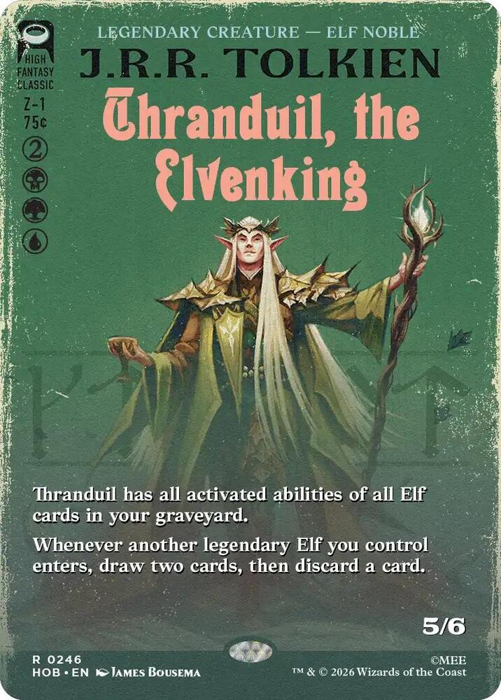 Thranduil, the Elvenking (Borderless) - The Hobbit (HOB)