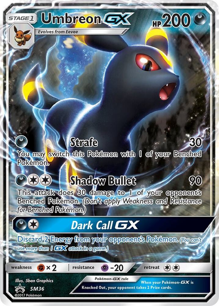 (Lightly Played) Umbreon GX - SM36 - SM Promos (SMP)