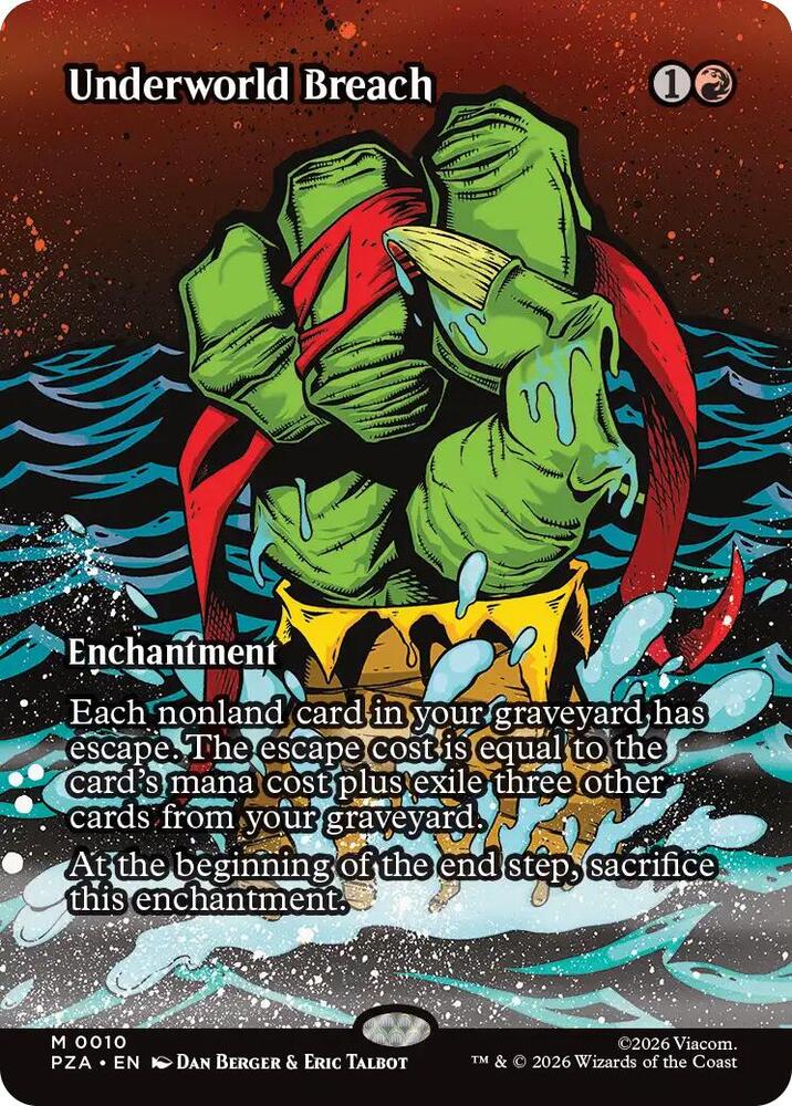 Underworld Breach (Borderless FOIL) - Teenage Mutant Ninja Turtles Source Material (PZA)