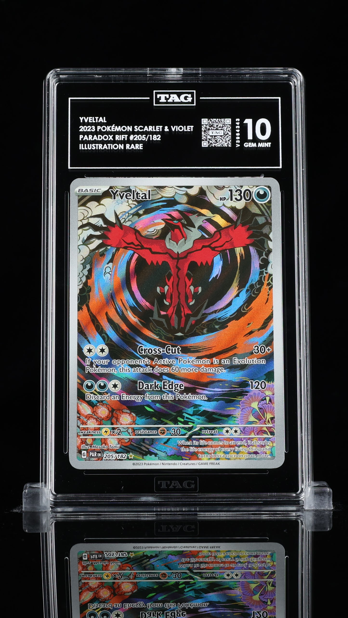 Yveltal Paradox Rift IR 205/182 TAG 10