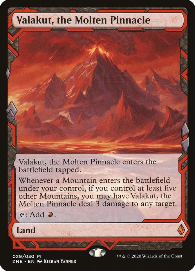 Valakut, the Molten Pinnacle - Zendikar Rising Expeditions (ZNE) Foil