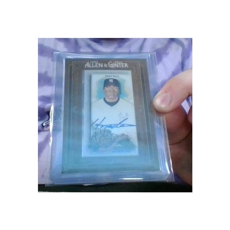 Hideki Matsui 2022 Topps A&G Framed Auto - CardWizards