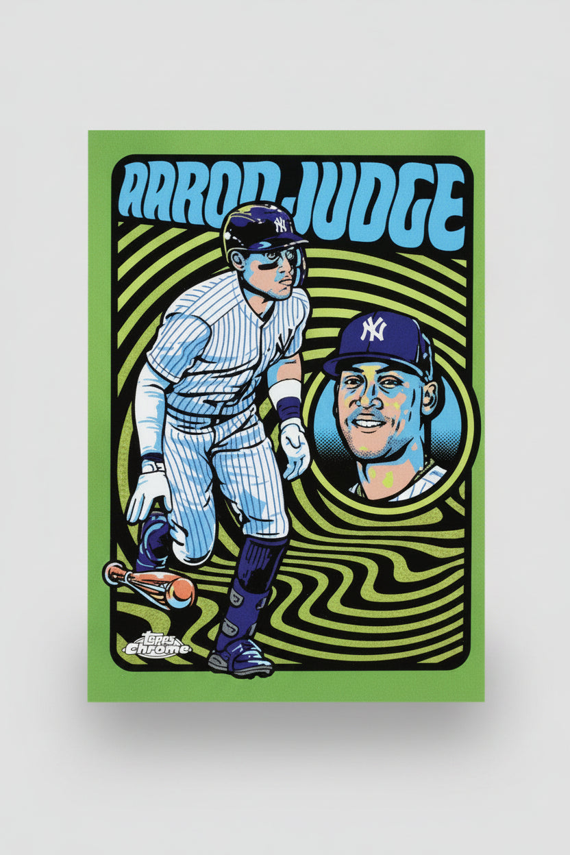 Aaron Judge 2024 Topps Ultra Violet Green SSP
